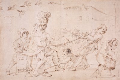 Figure Subject by Giovanni Francesco Barbieri
